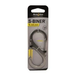 S-Biner SlideLock #4 (Stainless Steel) -Outdoor Gear Store go 000912 z