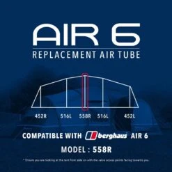 Air 6 Replacement Air Tube (Middle - 558R) 7 Air 6 Replacement Air Tube (Middle - 558R) -Outdoor Gear Store go 190075 z