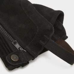 Adults Suede Half Chaps Black -Outdoor Gear Store go 330019 c
