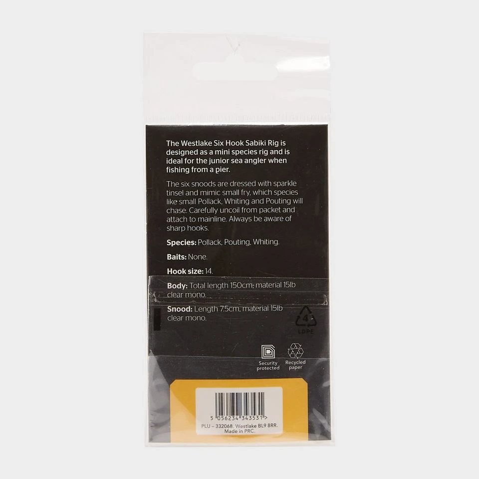 Six Hook Sabiki Rig 4 Six Hook Sabiki Rig - Image 2