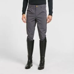 Mens Walton Knee Patch Breeches Grey