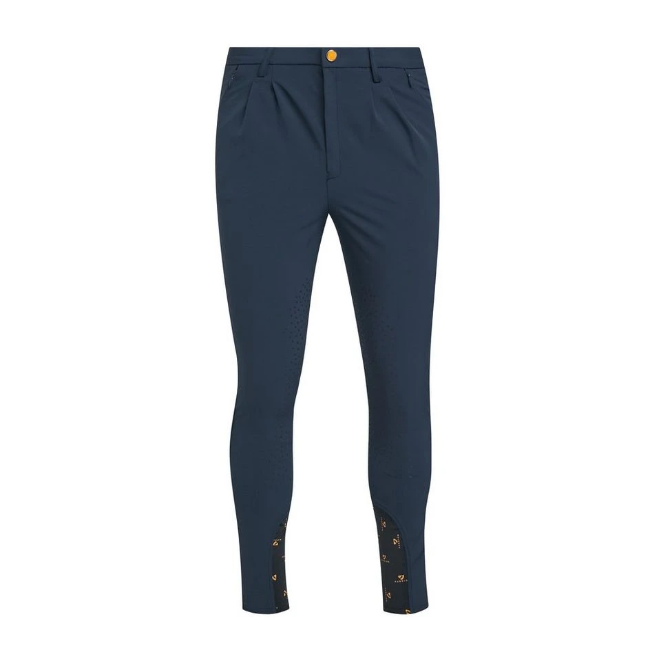 Mens Walton Knee Patch Breeches Navy 8 Mens Walton Knee Patch Breeches Navy - Image 6