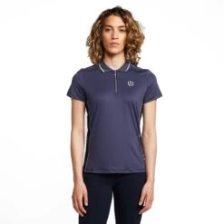 Women’s Lurex Trim Polo Shirt -Outdoor Gear Store go 591808 z